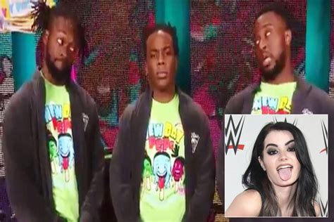 Paige sex tape: Xavier Woods looks sheepish on Raw as New。